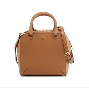 NWT, Tory Burch Robinson Pebbled Mini Satchel